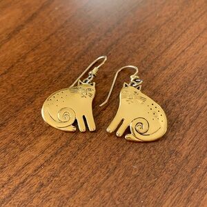 Laurel Burch cat earrings